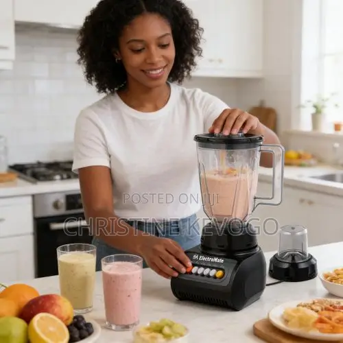 Em Blender 2 in 1 Grinding Machine With Durable Motor 1.5L, Black
