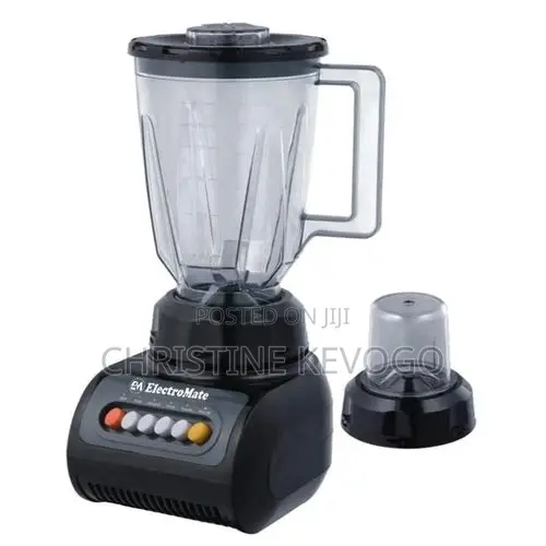Em Blender 2 in 1 Grinding Machine With Durable Motor 1.5L, Black