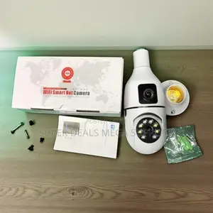 Smart Motion Alerts Dual Lens PTZ WiFi Bulb Camera