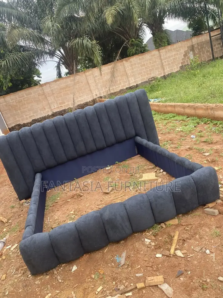 5x6 Grey Ribbed Channel Bubble Bed + Free Delivery