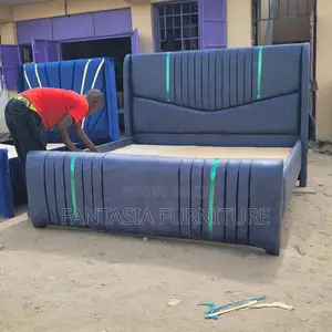 5x6 Dark Grey Chevron Chester Bed: Pay on Delivery