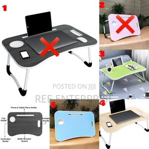 *Foldable Adjustable Portable Bed Table for Breakfast/ Laptop Stand