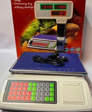 50 KGS Scale With 40 Memory Key With Printable Receipt