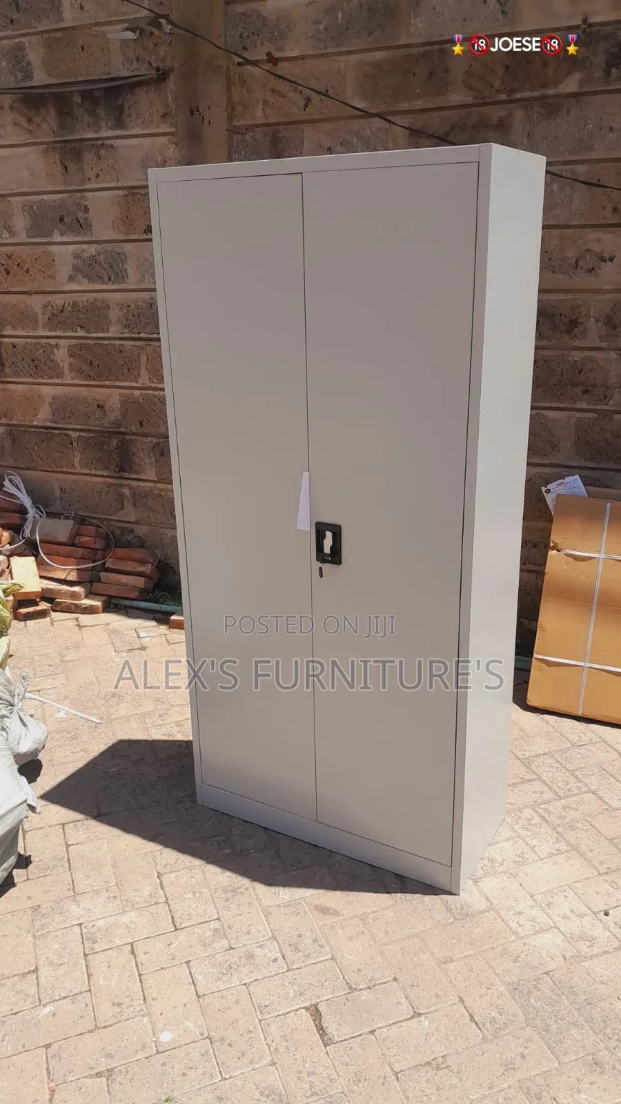 2doors Metallic Executive Office Cabinet