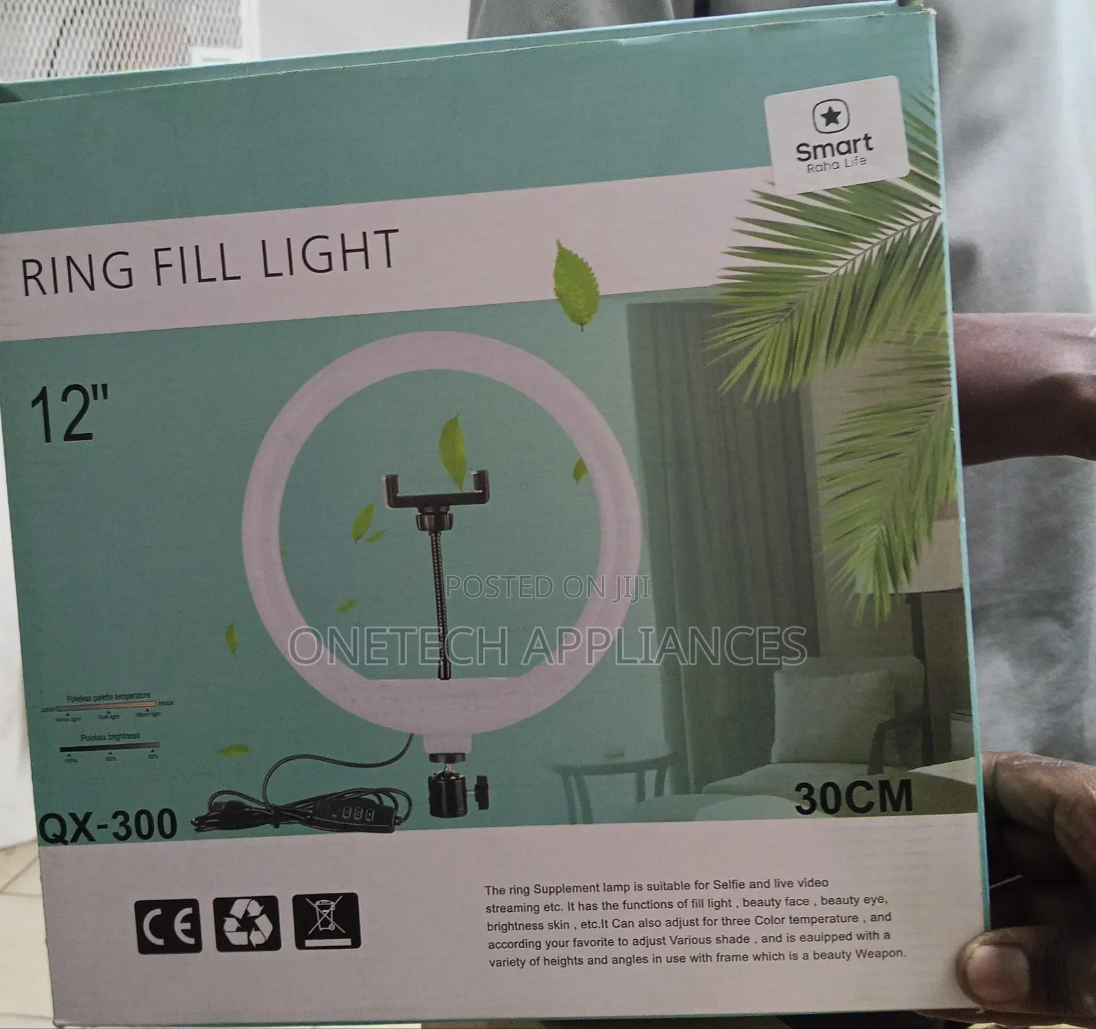 LED Ring Light With Tripod & Phone Holder – For Live Streaming