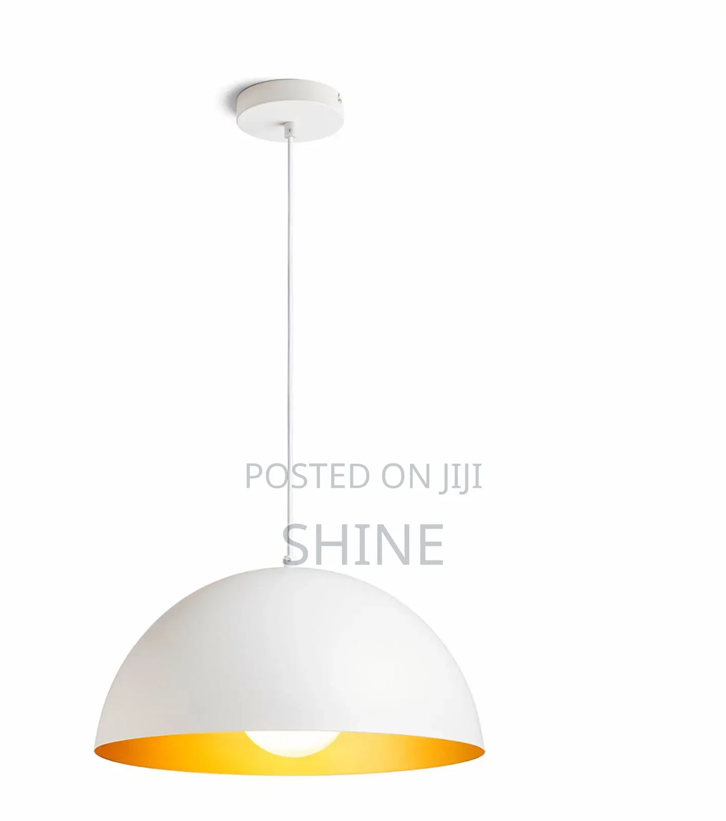 Modern  Matte Black and White Domestic Pendant  Light