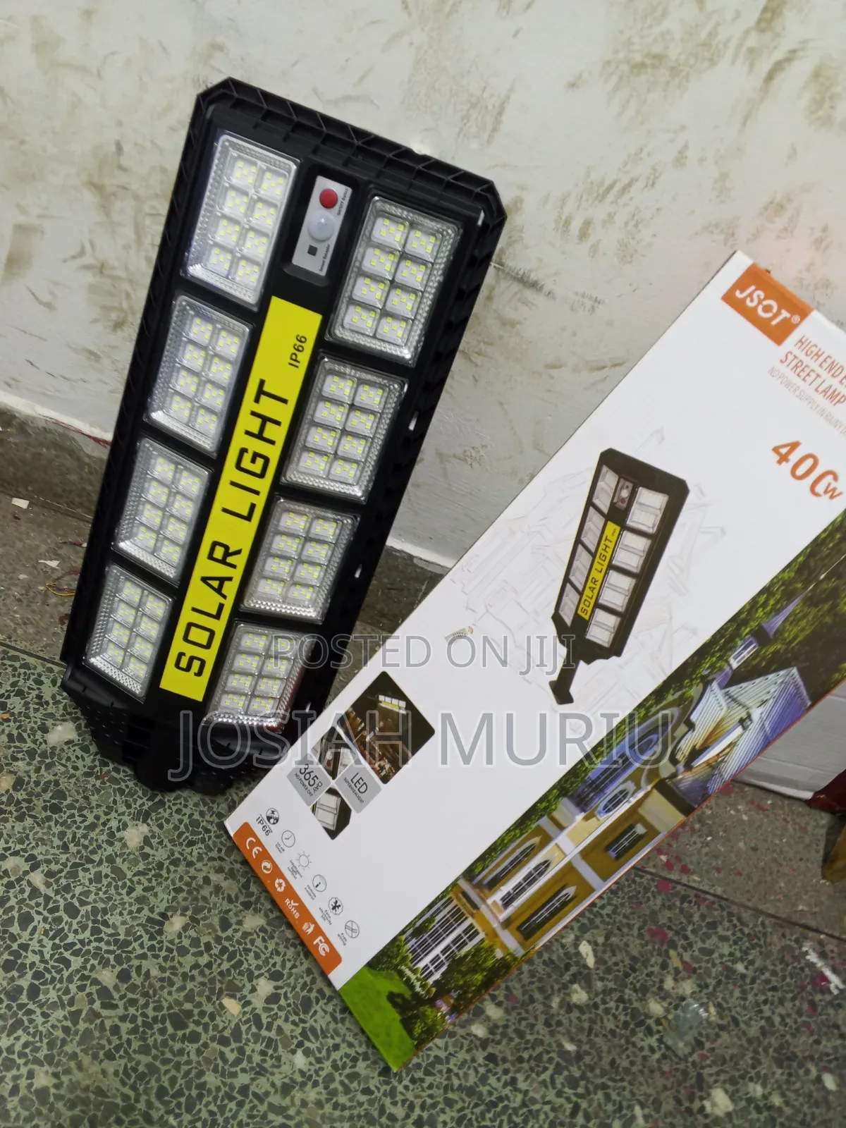 400W LED Solar Street Lamp – High Brightness