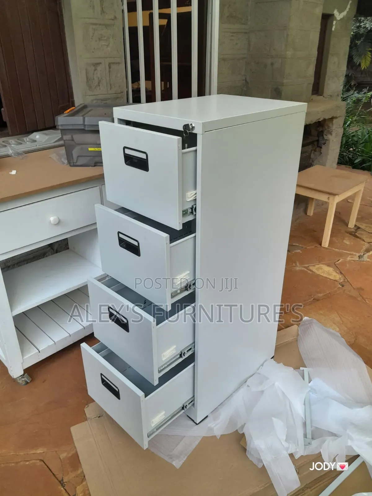 Soft Drawer Cabinet@with Four Locable₩metallic Cabinet