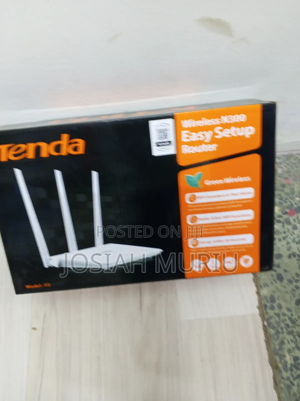 Tenda WiFi Router With 4 Antennas – Strong & Stable Signal