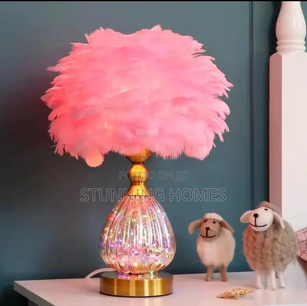 Chrystal Feather Bedside Lampshade - thumbnail 3