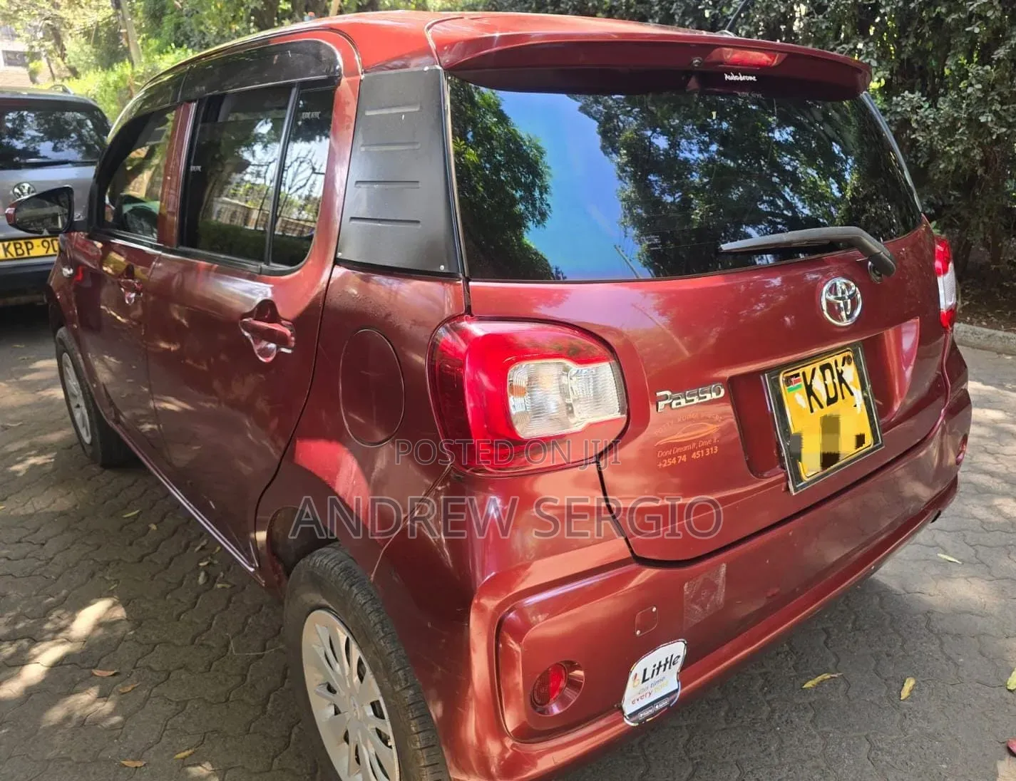 Toyota Passo 1.0 FWD 2016 Burgundy