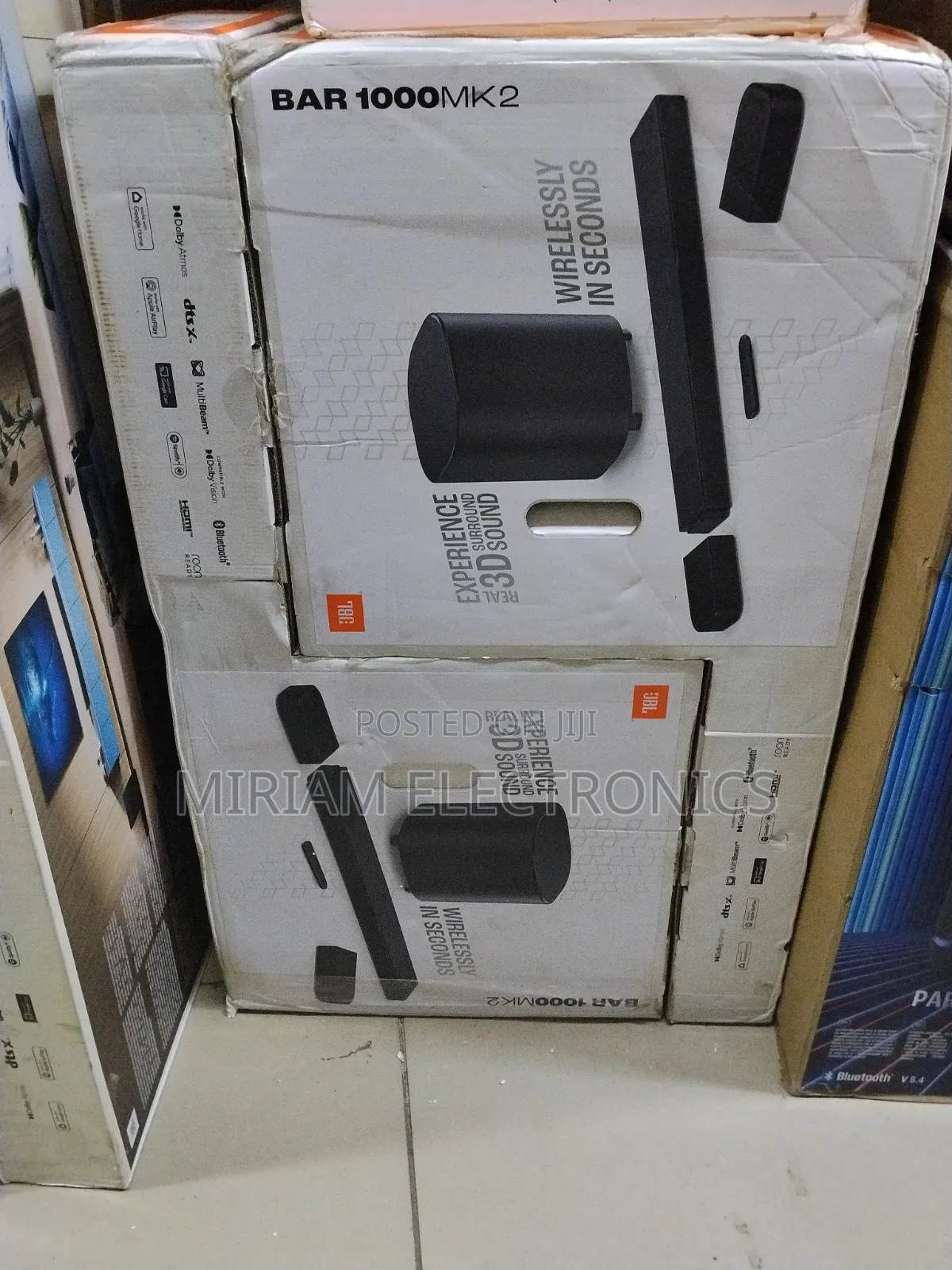 JBL Bar 1000MK2 7.1.4CH 960W Soundbar With True Dolby Atmos