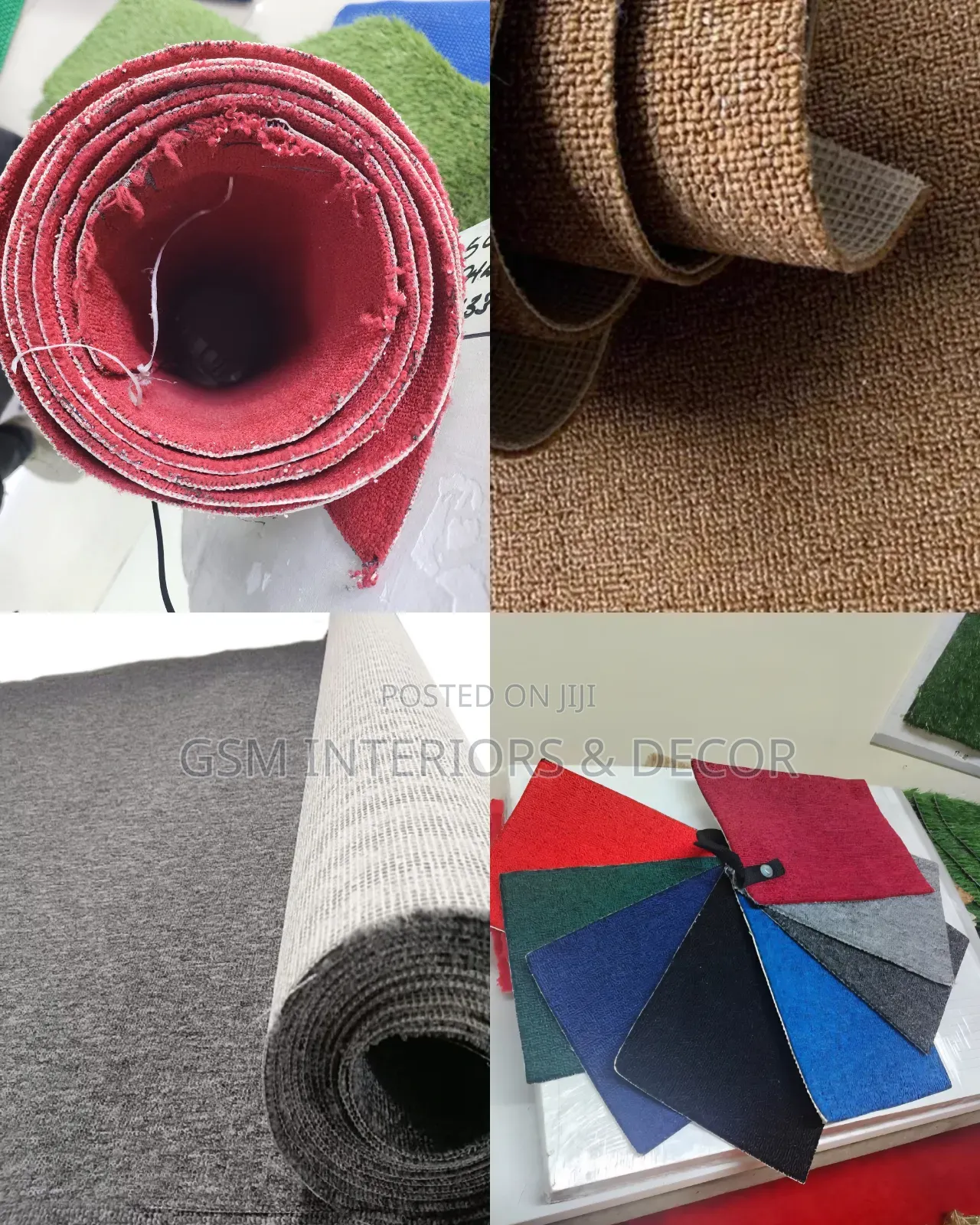 Wall to.wall Carpets in Light Grey for Home and Living Rooms