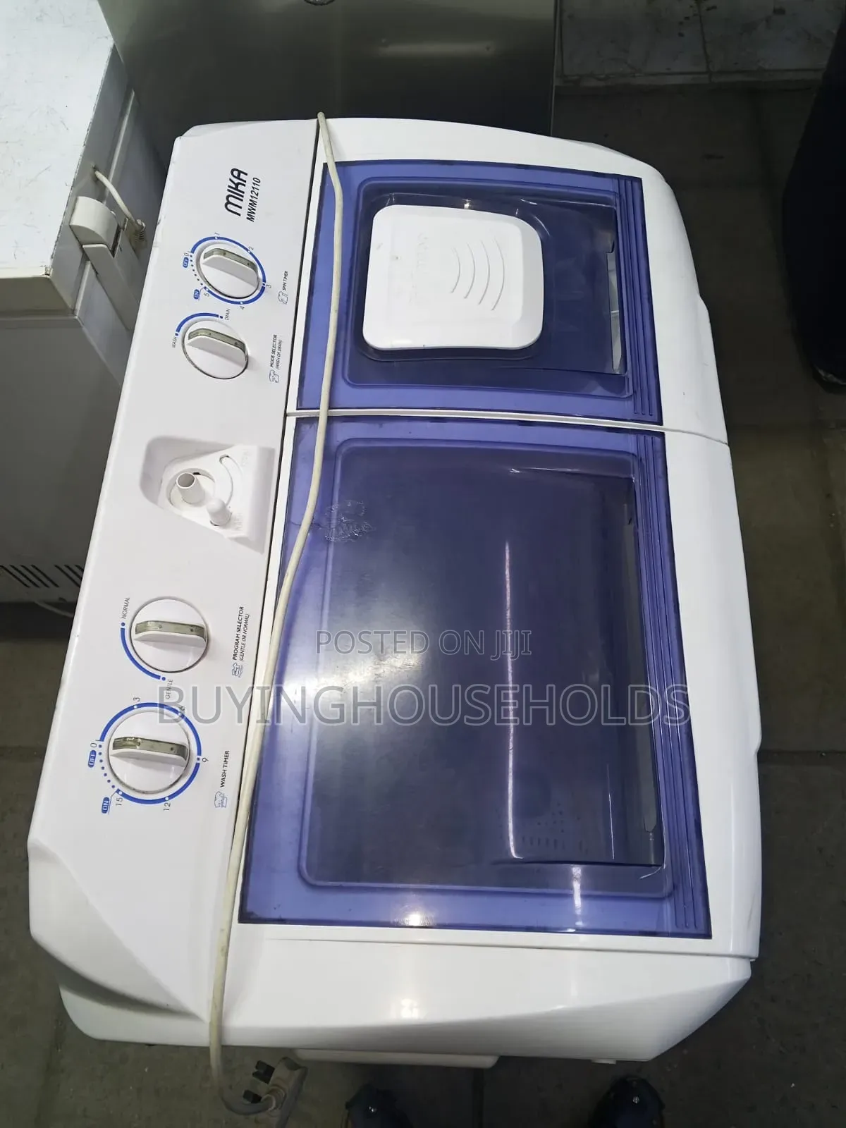 Mika 10kg Twin Tub Washing Machine