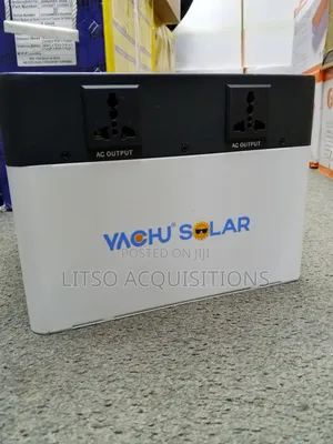 Yachu Solar Backup Power System – 2 AC Outputs