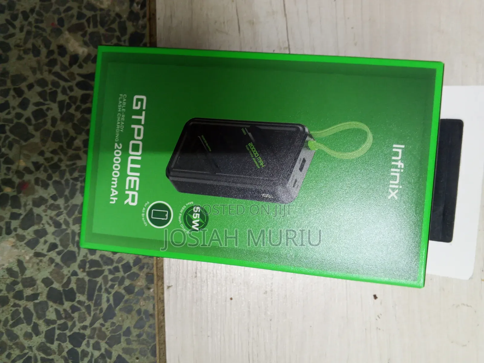 Infinix GT Power 20K 55W – Premium Fast-Charge Battery