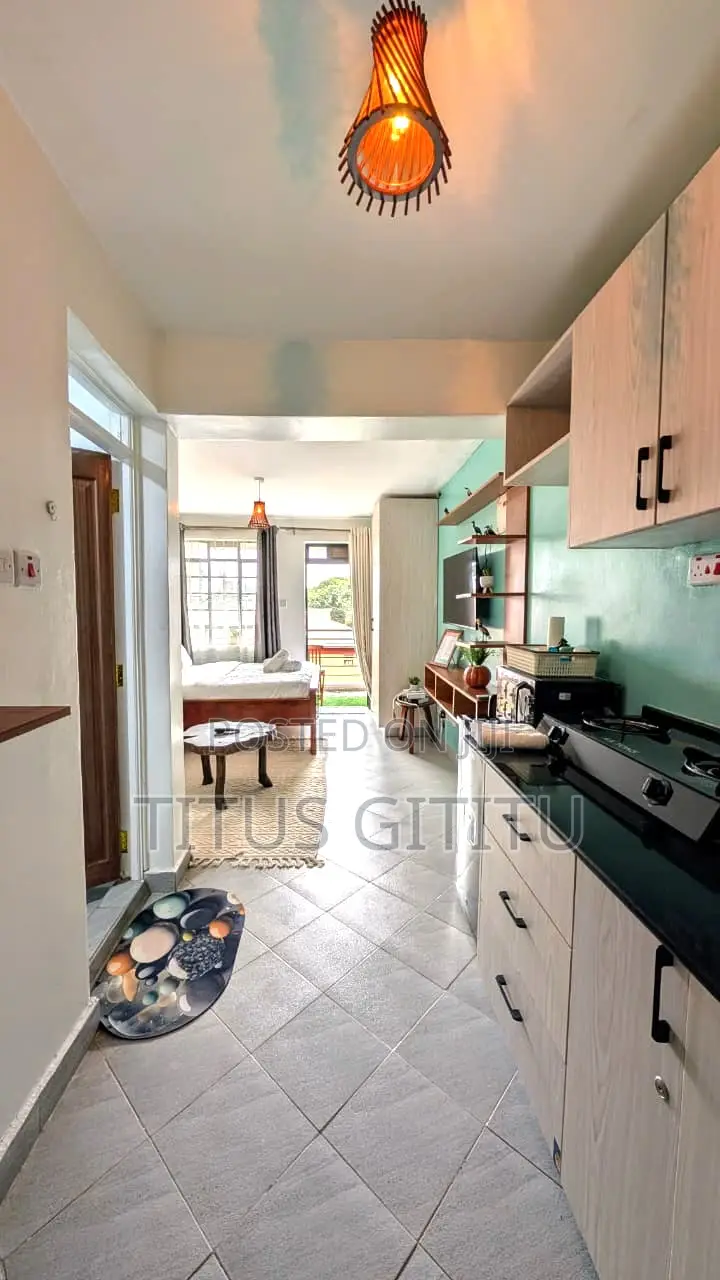 Furnished Studio Muthiga| Near Kinoo & Uthiru | Balcony & Parking |