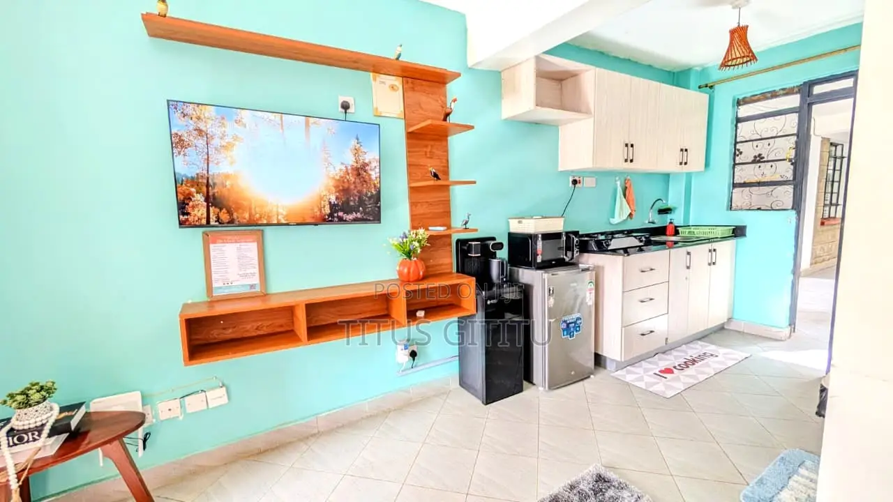 Furnished Studio Muthiga| Near Kinoo & Uthiru | Balcony & Parking |