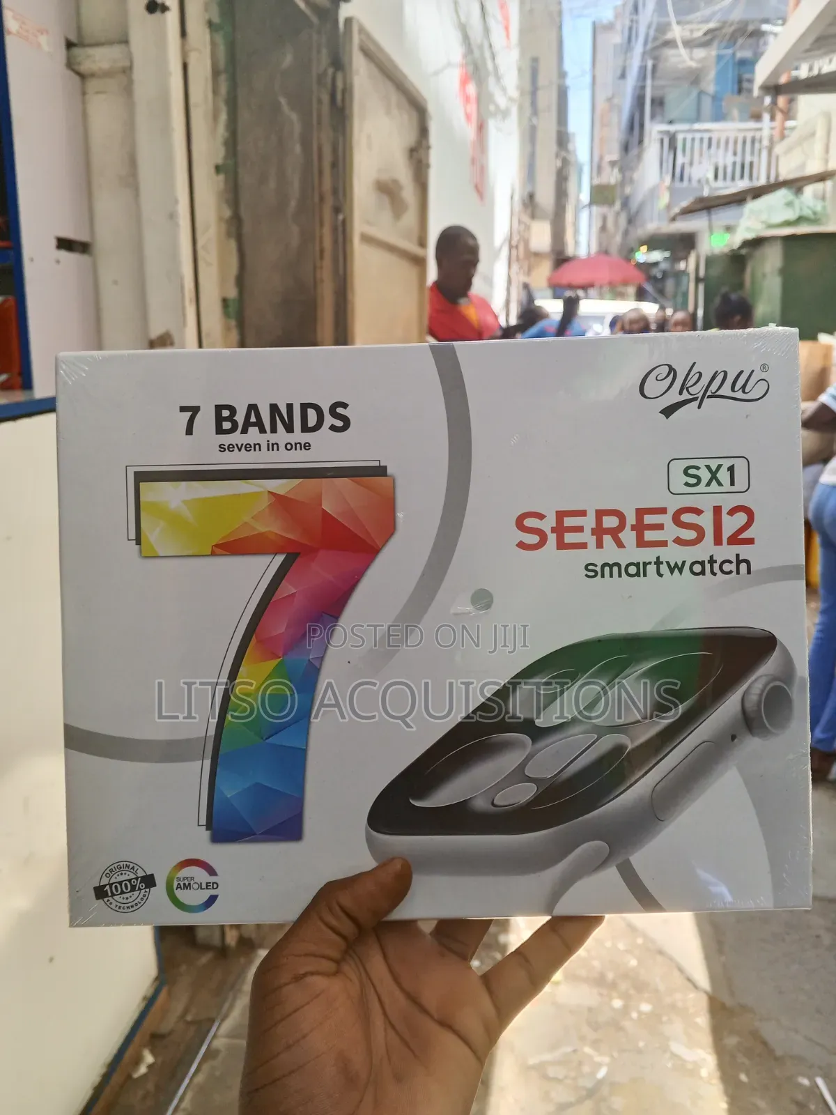 Okpu Series 2 Smartwatch – 7 Bands | Super AMOLED Display