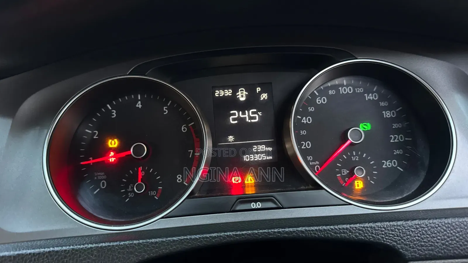 Volkswagen Golf 2015 Red