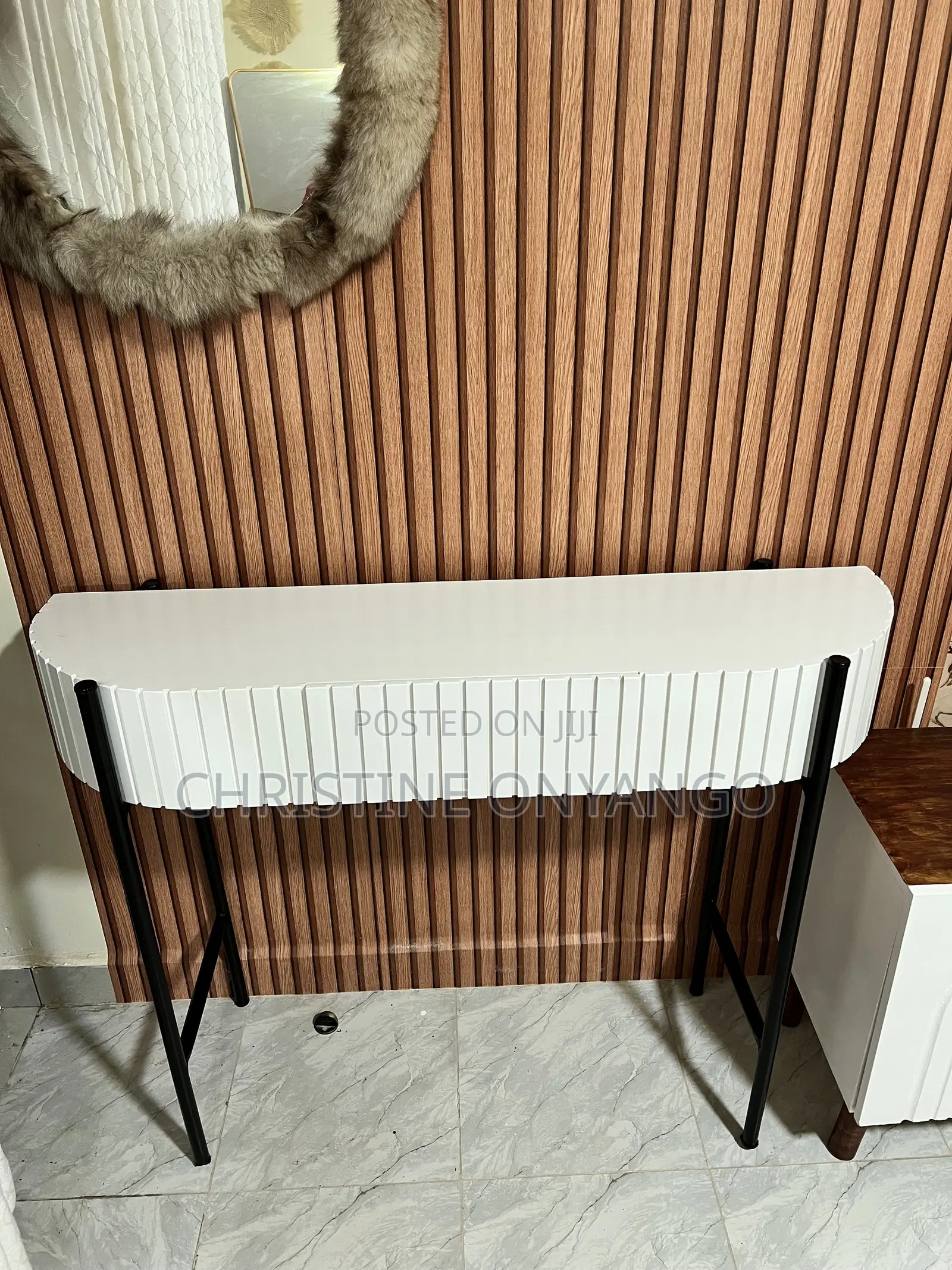 Curved Console Table