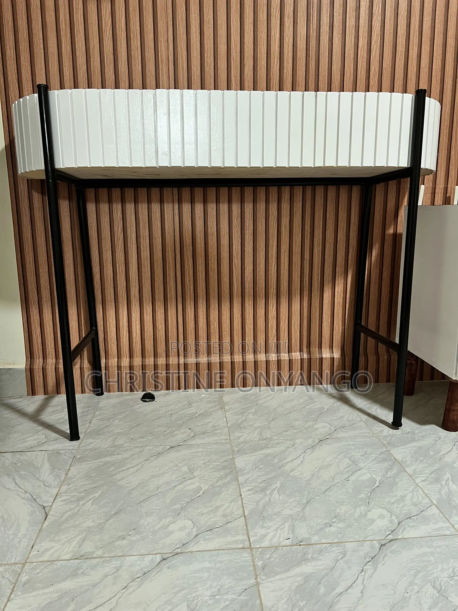 Curved Console Table