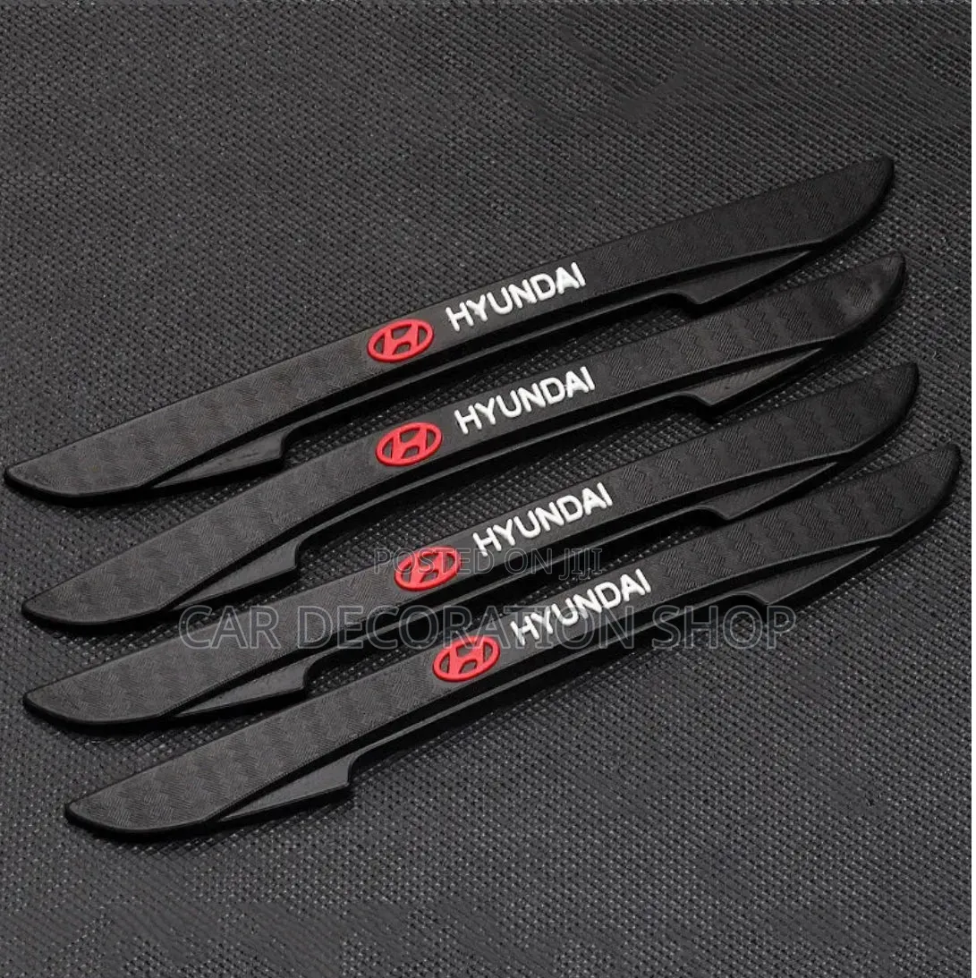 4x Hyundai Impact Resistant Material Rubber Door Edge Guard Protector