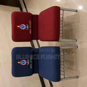 Church Chair Padded With Rack