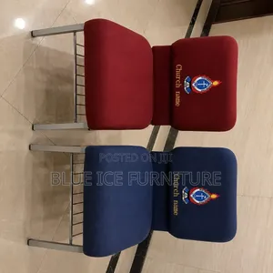Church Chair Padded With Rack