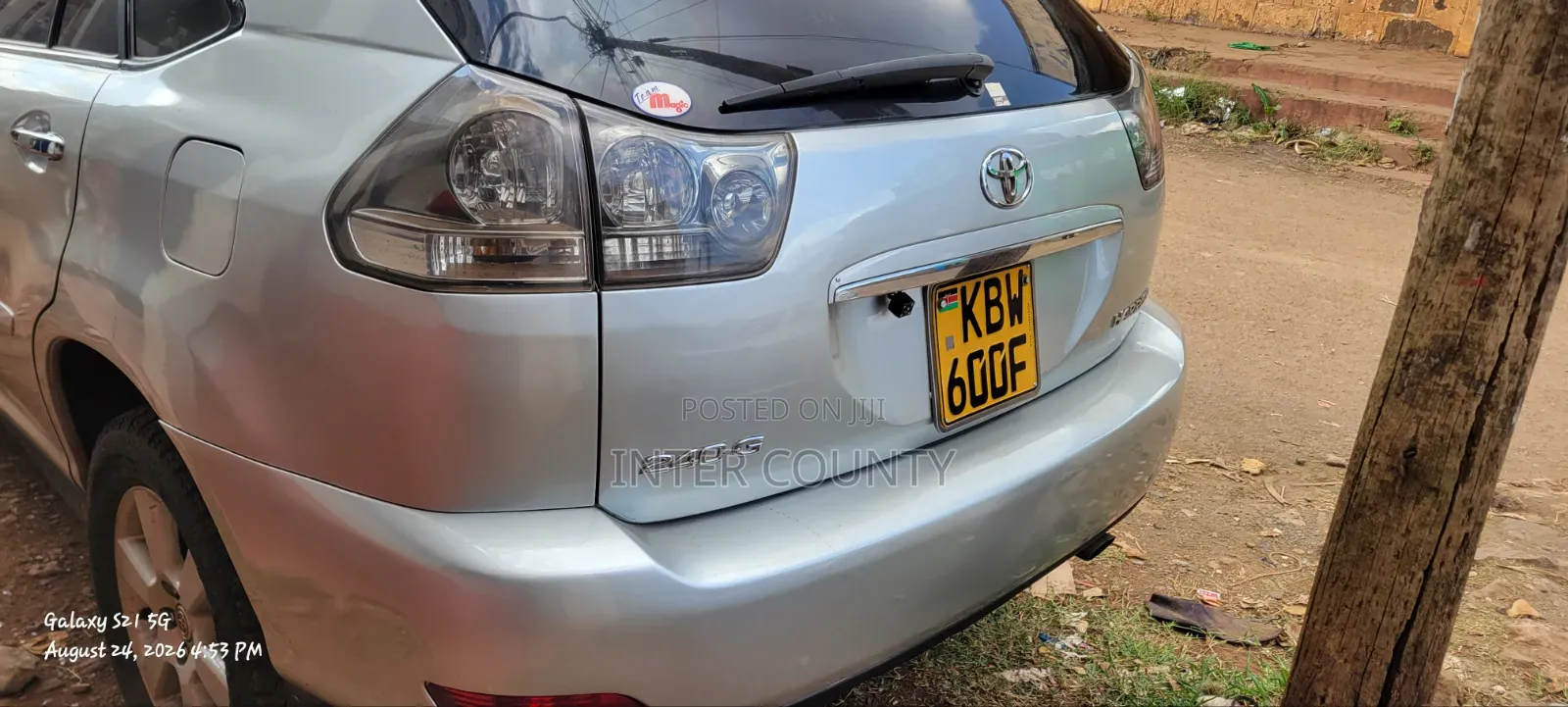 Toyota Harrier 2007 Silver
