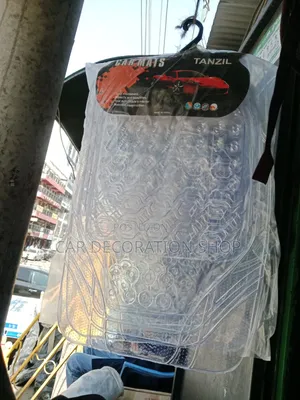 Clear 5pc Textured Surface Pattern Mats With Ridges& Circular Grips