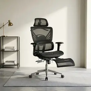 Office Chair; Office Orthopedic Chair With Footrest
