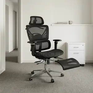 Office Chair; Office Orthopedic Chair With Footrest