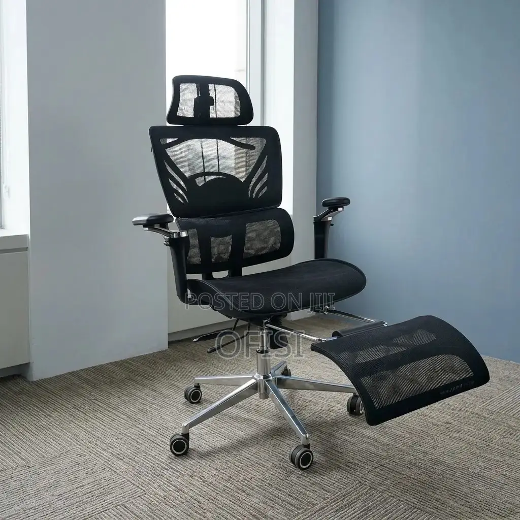Office Chair; Office Orthopedic Chair With Footrest