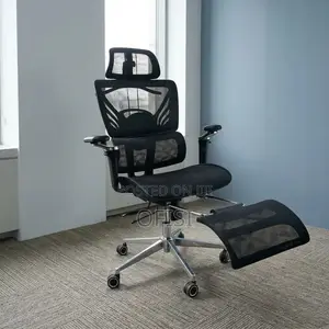 Office Chair; Office Orthopedic Chair With Footrest
