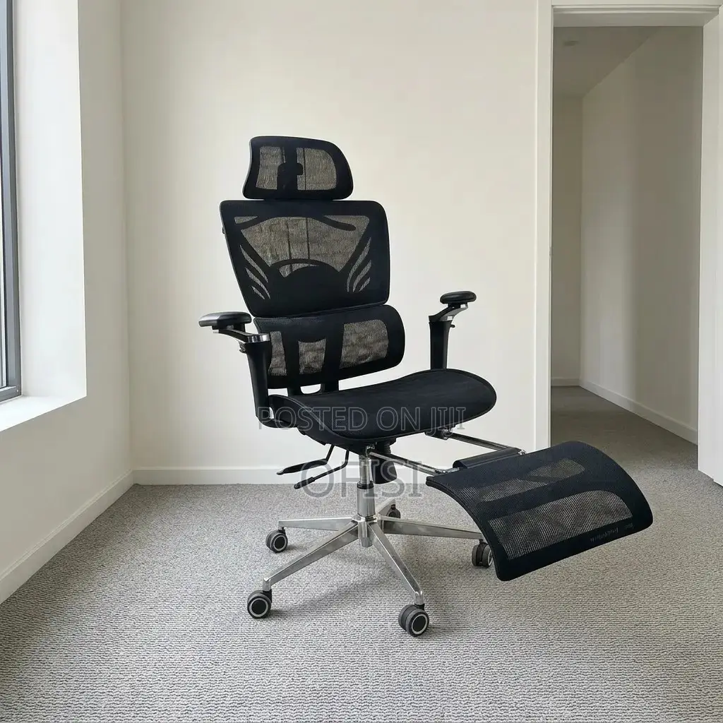 Office Chair; Office Orthopedic Chair With Footrest