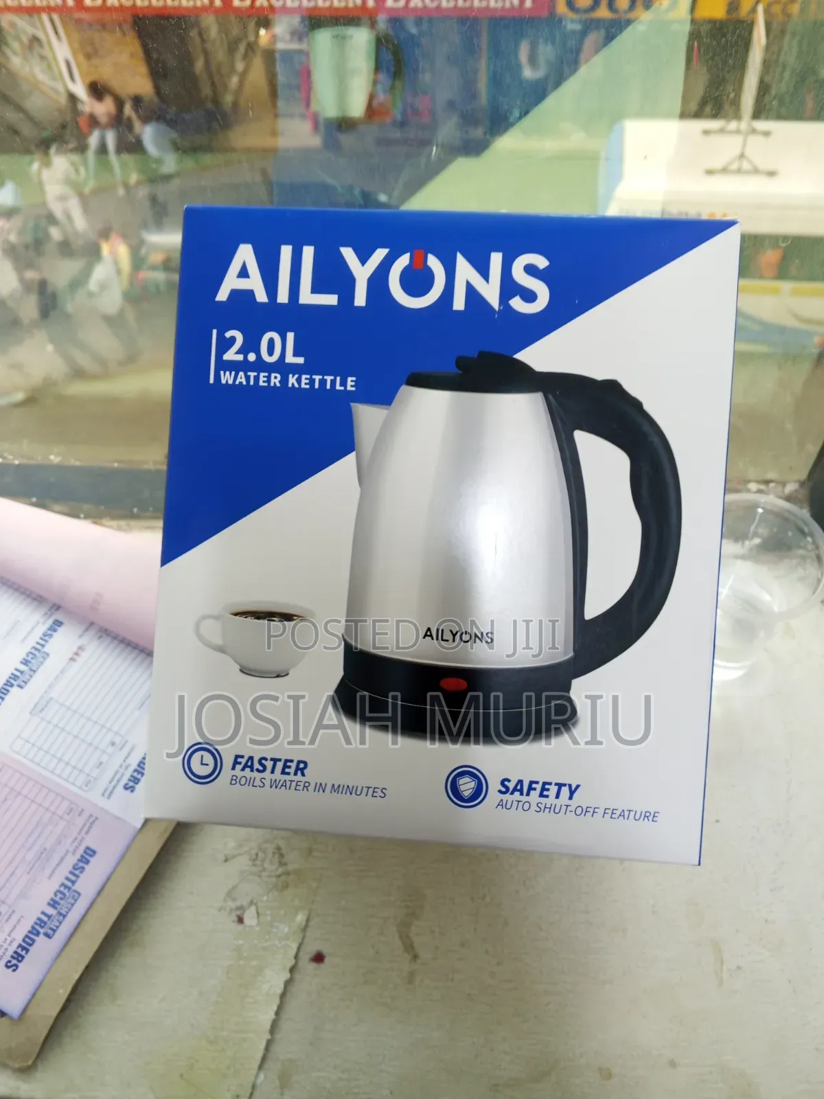 Ailyons Electric Kettle – Modern Kitchen Water Boiler