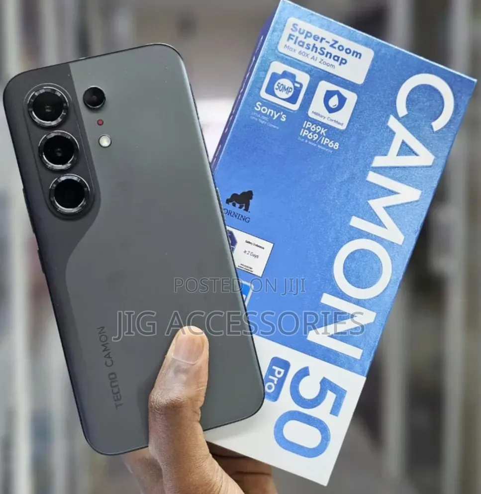 New Tecno Camon 50 Pro 256 GB Gray