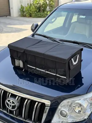 Customizable Universal 90cm Heavy-Duty Foldable Car Trunk Organizer