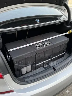 Customizable Universal 90cm Heavy-Duty Foldable Car Trunk Organizer