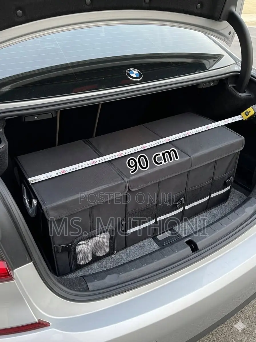 Customizable Universal 90cm Heavy-Duty Foldable Car Trunk Organizer
