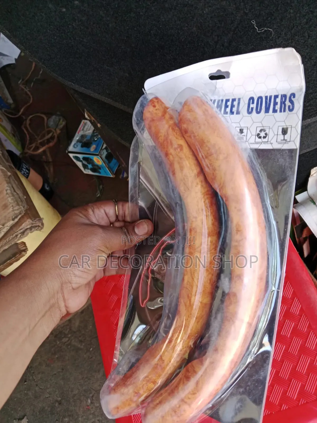 2pc Standard Steering Wheel Cover Provide Comfort,nonslip Grip