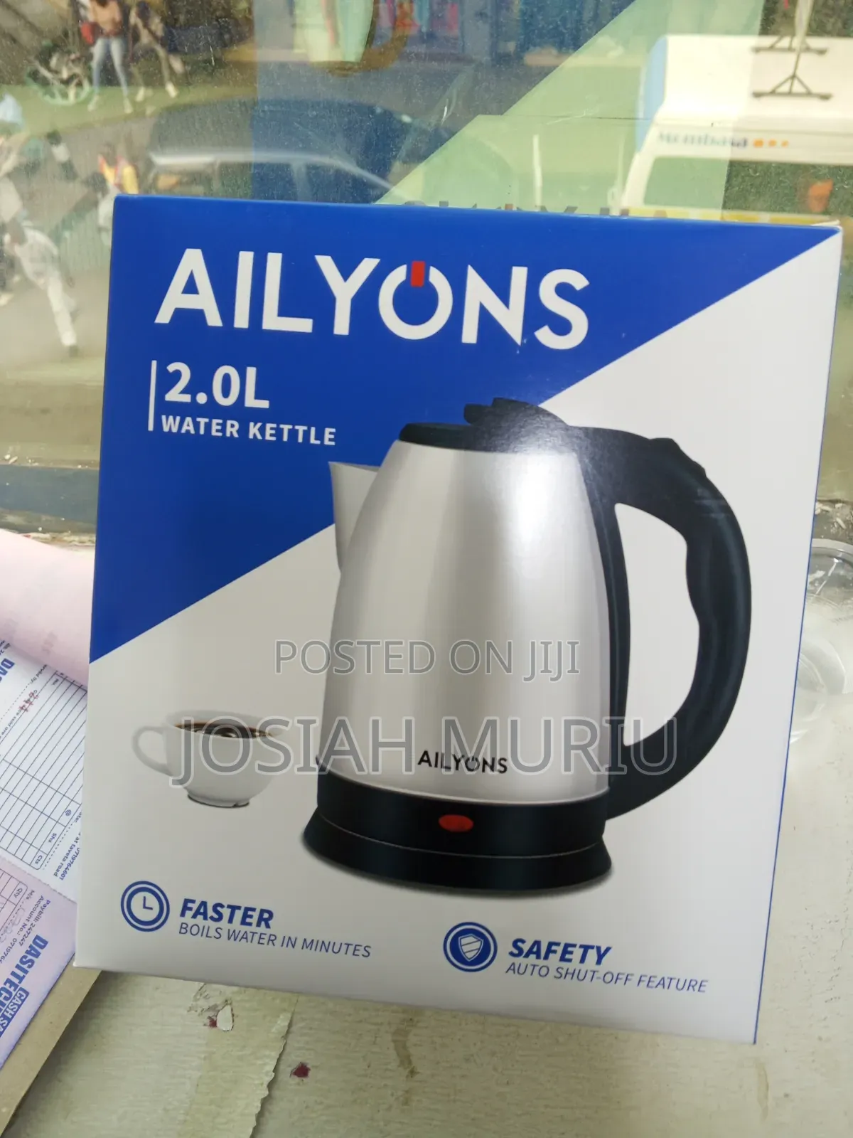 Ailyons Electric Kettle – Fast Boiling Water Kettle