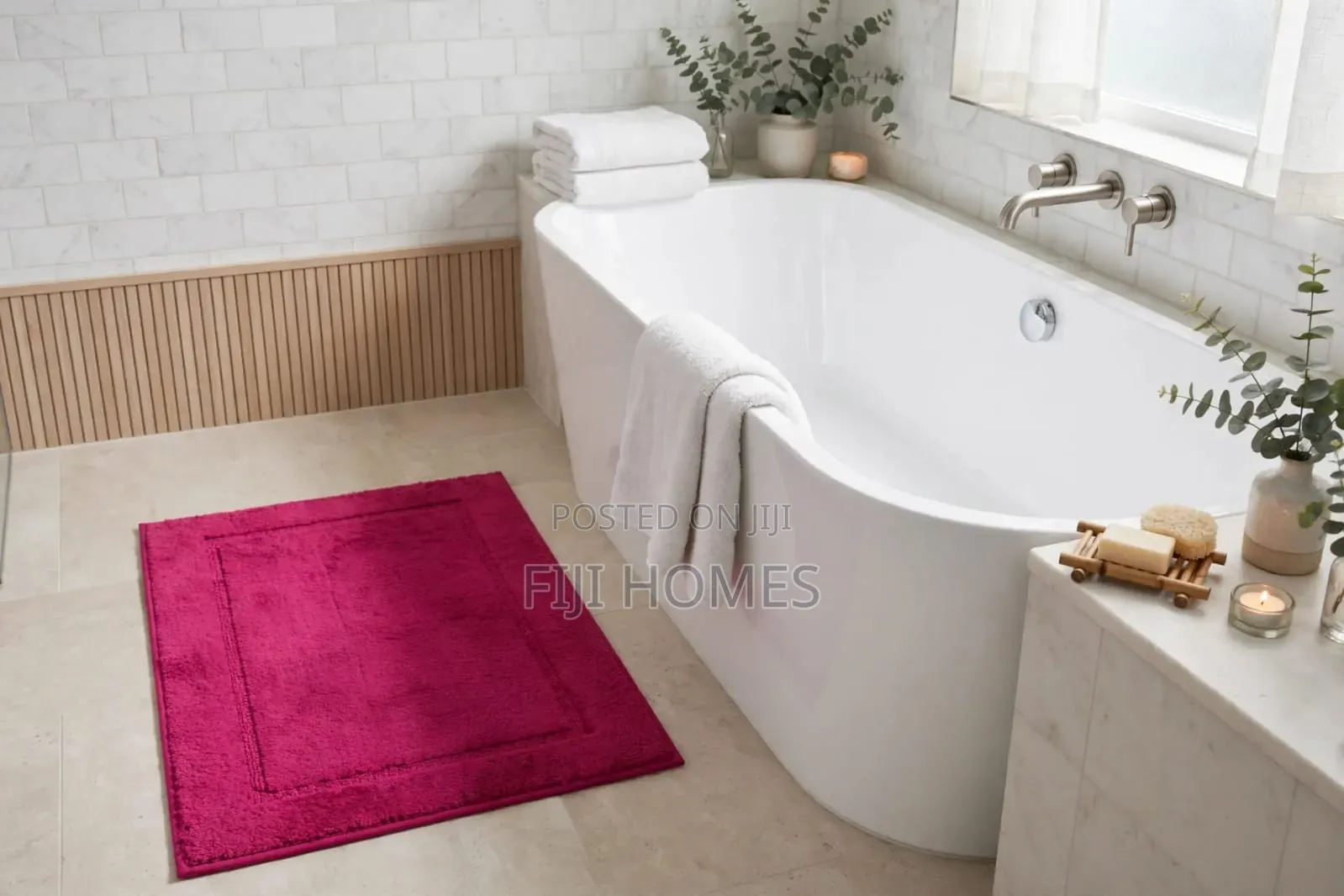 Flocking Mat | Anti-Slip Back | 50x80cm
