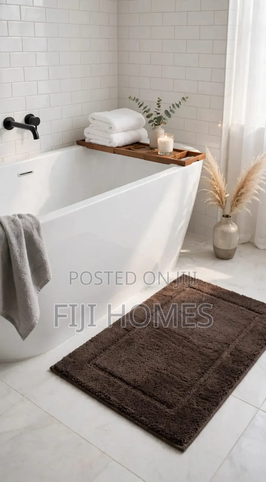 Flocking Mat | Anti-Slip Back | 50x80cm