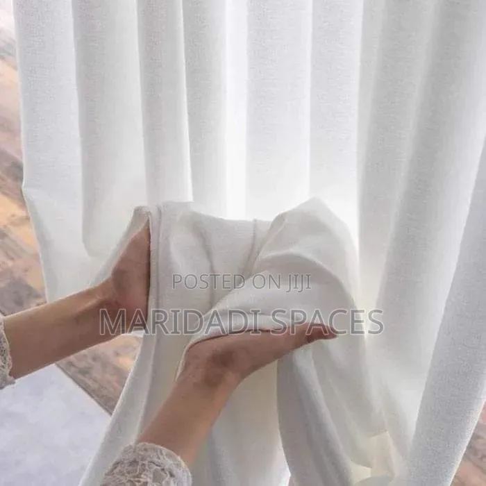 Plain White Sheers - Light & Airy Curtains for Living Room