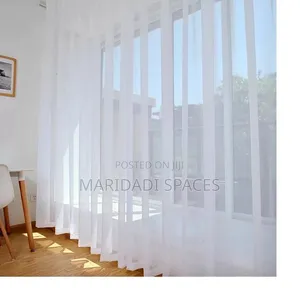 Plain White Sheers - Light & Airy Curtains for Living Room