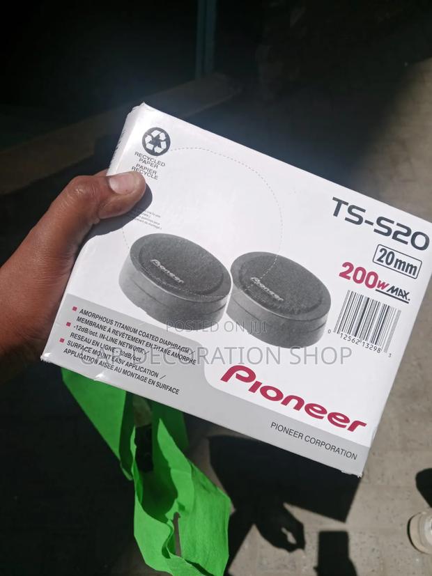 High Performance Dome Shaped 2pcs 200watts Pioneer Tweeters