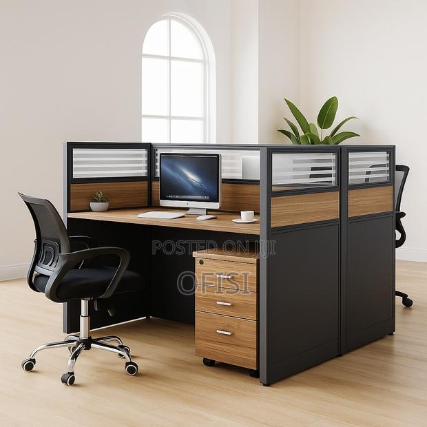 Workstation; Two Way Opposite Office Workstation