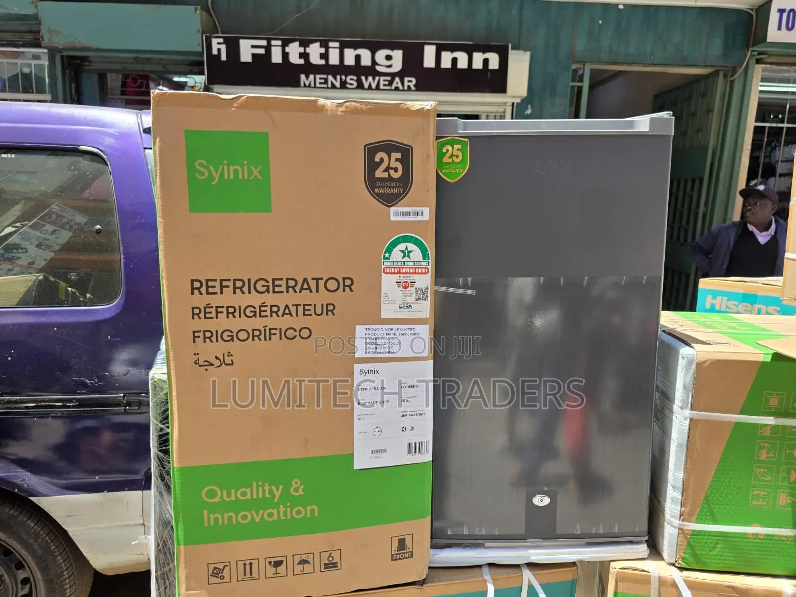 Syinix Single Door Refrigerator 90 Litres ( Fridge)